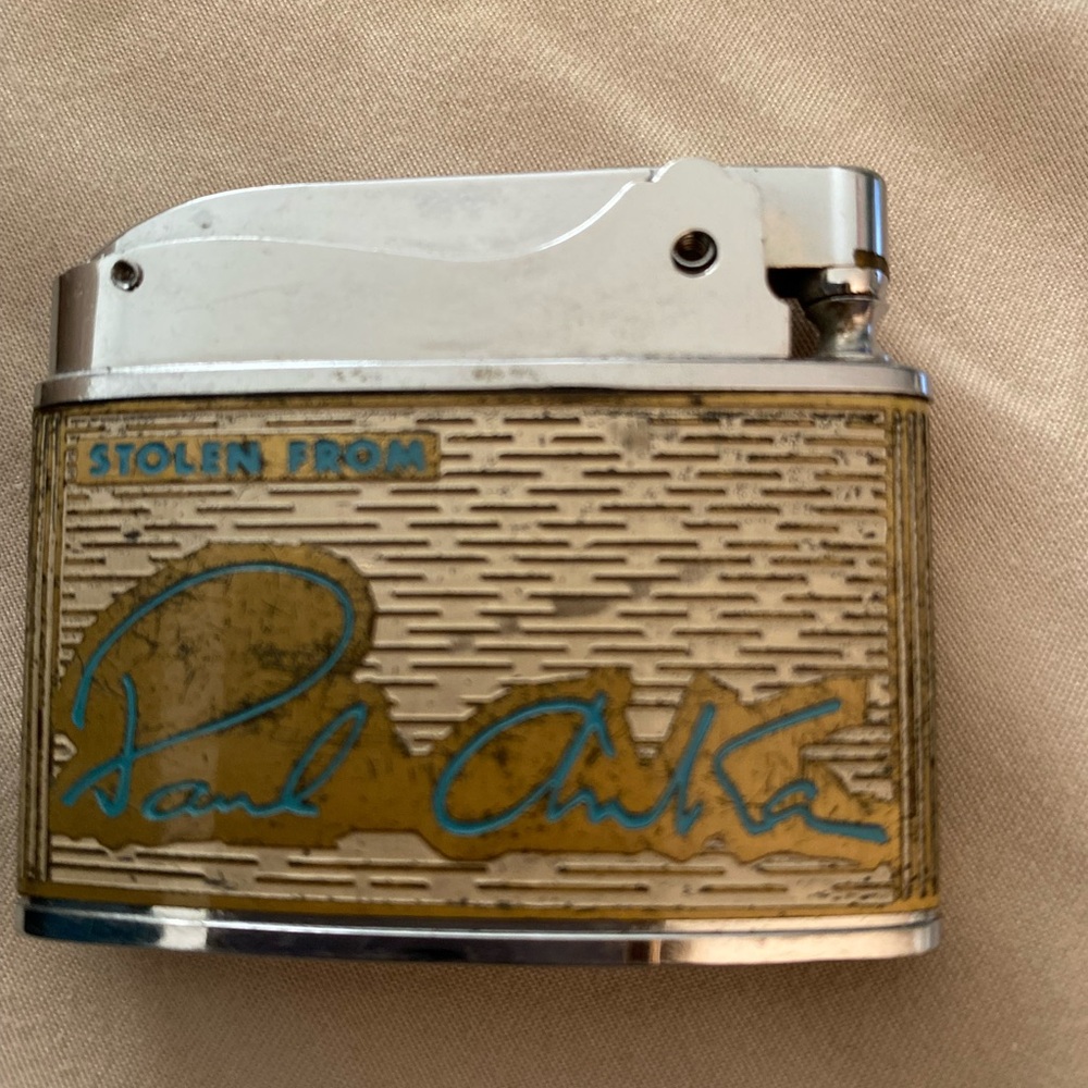 Stolen from Paul Anka Vintage sunlite with Signature. Fun for Paul Anka fans.